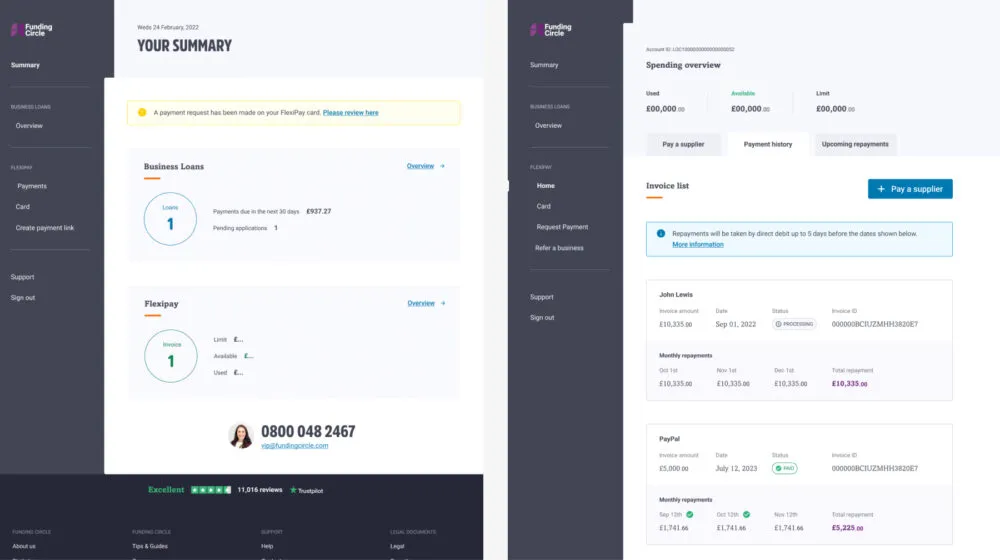Limited visibility into repayments and cash flow