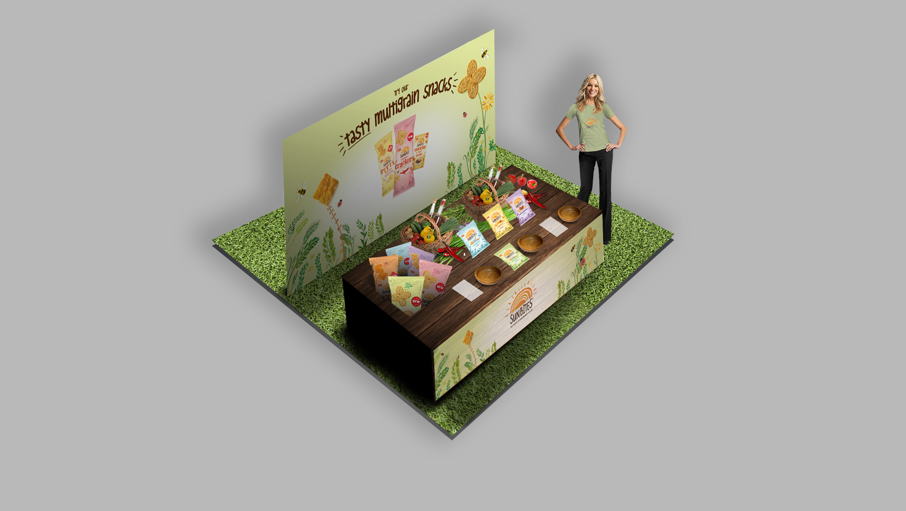 Sunbites environmental brand activation