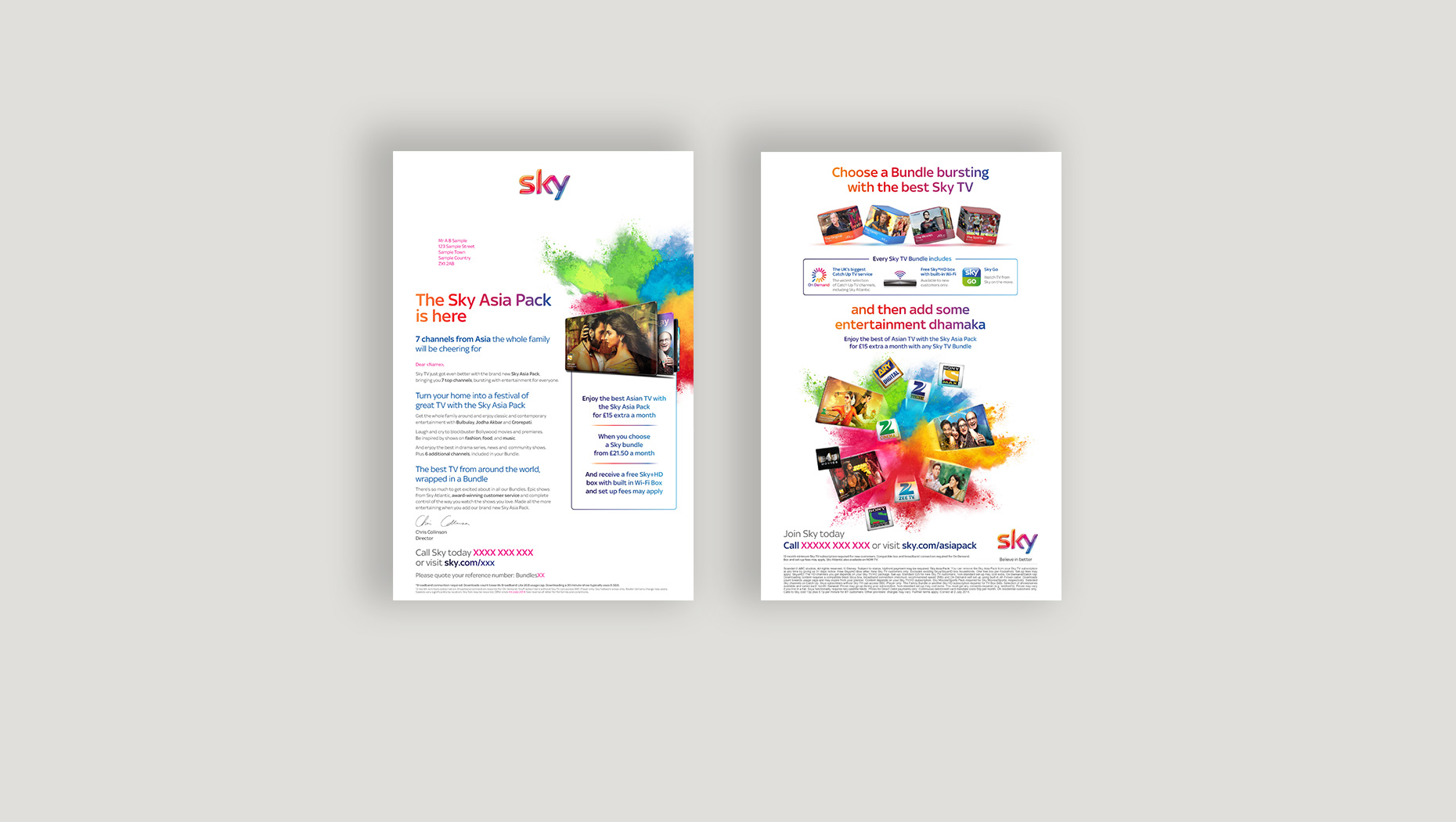 Sky Asia campaign visual two