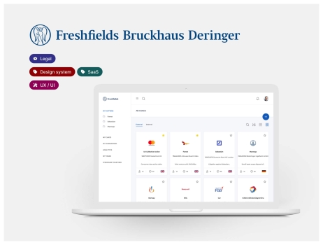 Freshfields SaaS dashboard